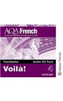 Voila! 4 for AQA Foundation Audio CD Pack