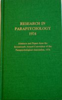 Research in Parapsychology 1974.