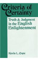 Criteria of Certainty