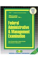 Federal Administrative & Management Examination