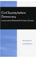 Civil Society Before Democracy