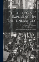 Thirteen Years' Experience In The Itinerancey