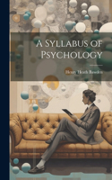 Syllabus of Psychology