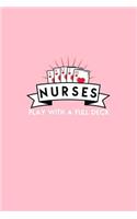 Nurses Play With A Full Deck: Dot Grid Journal - Nurses Play With A Full Deck Fun-ny Poker Profession Gift - Pink Dotted Diary, Planner, Gratitude, Writing, Travel, Goal, Bullet 