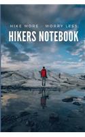 Hiker's Notebook: 6x9 lined 120 pgs