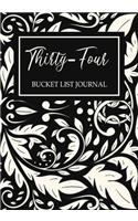 Thirty-four Bucket List Journal