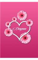 Cheyenne: Matte Softcover Paperback, 6 X 9 Inch Personalized Notebook Journal with 120 Blank Lined Pages Gift for Girls Teens Women
