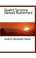 Quaint Sermons Samuel Rutherford