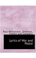 Lyrics of War and Peace