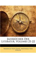 Jahrb Cher Der Literatur, Einundzwanzigster Band