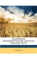 Allgemeine Homoopathische Zeitung, Volumes 96-97