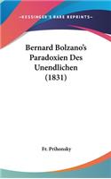 Bernard Bolzano's Paradoxien Des Unendlichen (1831)