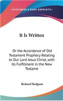 It Is Written