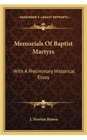 Memorials of Baptist Martyrs