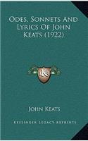 Odes, Sonnets And Lyrics Of John Keats (1922)