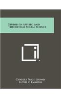 Studies in Applied and Theoretical Social Science