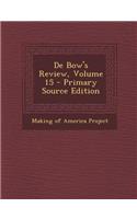 de Bow's Review, Volume 15