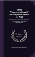 Some Transformations Of Parasulphaminebenzoic Acid: (English)