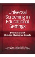 Universal Screening in Educational Settings