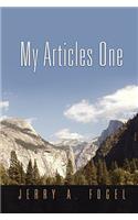My Articles One: (English)