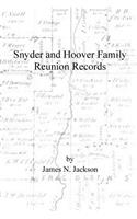 Snyder and Hoover Family Reunion Records