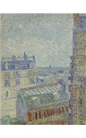 View from Theo's Apartment, Vincent Van Gogh. Ruled Journal