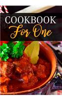 Cookbook for One: Blank Recipe Cookbook Journal V1
