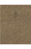 Monogram "3" Grid Sketchbook: (29 Monogram Raw 150 Grid-Sketch)