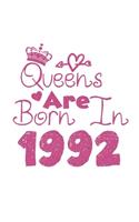 Queens Are Born In 1992 Notebook