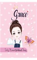 Grace Daily Planner Notebook Diary