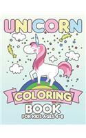Unicorn Coloring Book for Kids Ages 4-8