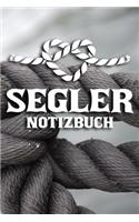 Segler Notizbuch: DIN A5 Notizbuch kariert