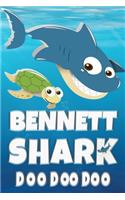 Bennett Shark Doo Doo Doo: Bennett Name Notebook Journal For Drawing or Sketching Writing Taking Notes, Custom Gift For Bennett