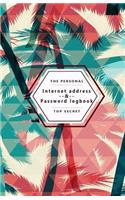 The Peersonal Internet Address & Password Logbook Top secret