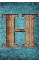Monogrammed Notebook - H