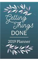 Getting Things Done 2019 Planner