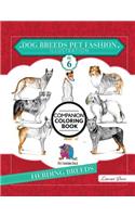 Dog Breeds Pet Fashion Illustration Encyclopedia Coloring Companion Book