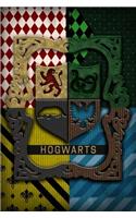 Hogwarts - Houses Patch Design - Unofficial Harry Potter Journal Notebook