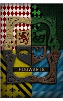 Hogwarts Houses Patch Design Unofficial Harry Potter Journal Notebook