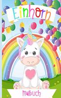 Einhorn-Malbuch für Kinder im Alter von 4-8 Jahren