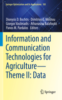 Information and Communication Technologies for Agriculture--Theme II: Data