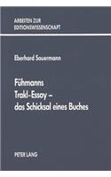 Fuehmanns Trakl-Essay - Das Schicksal Eines Buches