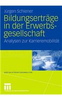 Bildungserträge in der Erwerbsgesellschaft