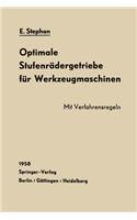 Optimale Stufenrädergetriebe Für Werkzeugmaschinen