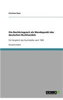 Die Nachkriegszeit als Wendepunkt des deutschen Buchhandels