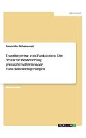 Transferpreise von Funktionen