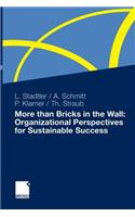 More Than Bricks in the Wall: Organizational Perspectives for Sustainable Success