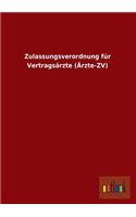 Zulassungsverordnung Fur Vertragsarzte (Arzte-Zv)
