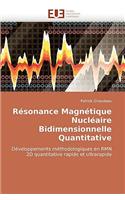 Résonance Magnétique Nucléaire Bidimensionnelle Quantitative