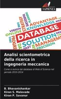 Analisi scientometrica della ricerca in ingegneria meccanica